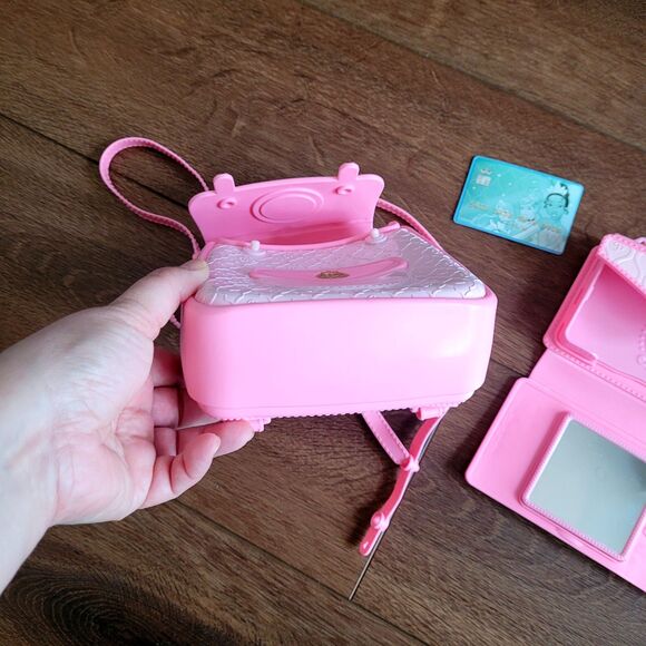 Disney Princess Style Trendy Traveler Backpack Clutch Lipstick Credit Card Pink - Picture 6 of 15